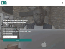 Tablet Screenshot of nathanallotey.com